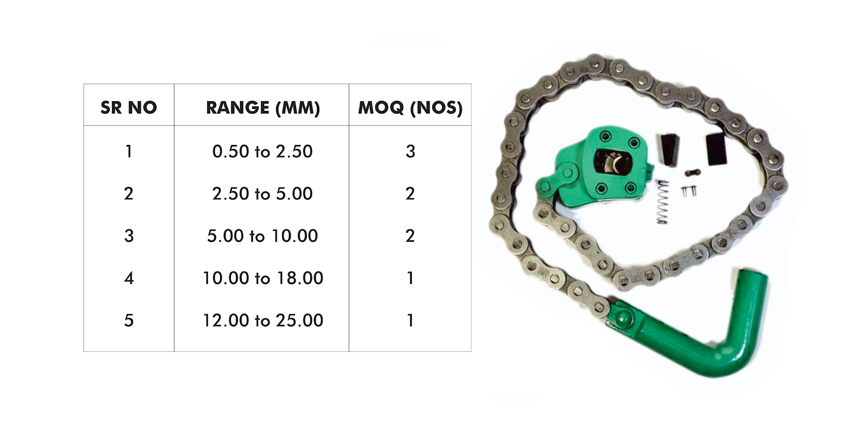 WIRE DRAWING PULLING DOG CHAIN WITH SPRING TYPE DOUBLE JAW 